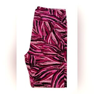 NWOT - TC - Tall & Curvy Purple/Pink/Black LuLaRoe Mermaid Leggings